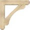 Ekena Millwork Legacy Craftsman Rough Sawn Bracket w/ Offset Brace, Douglas Fir, 6"W x 26"D x 26"H BKT0604X26X26LEC04RDF - alternate 4
